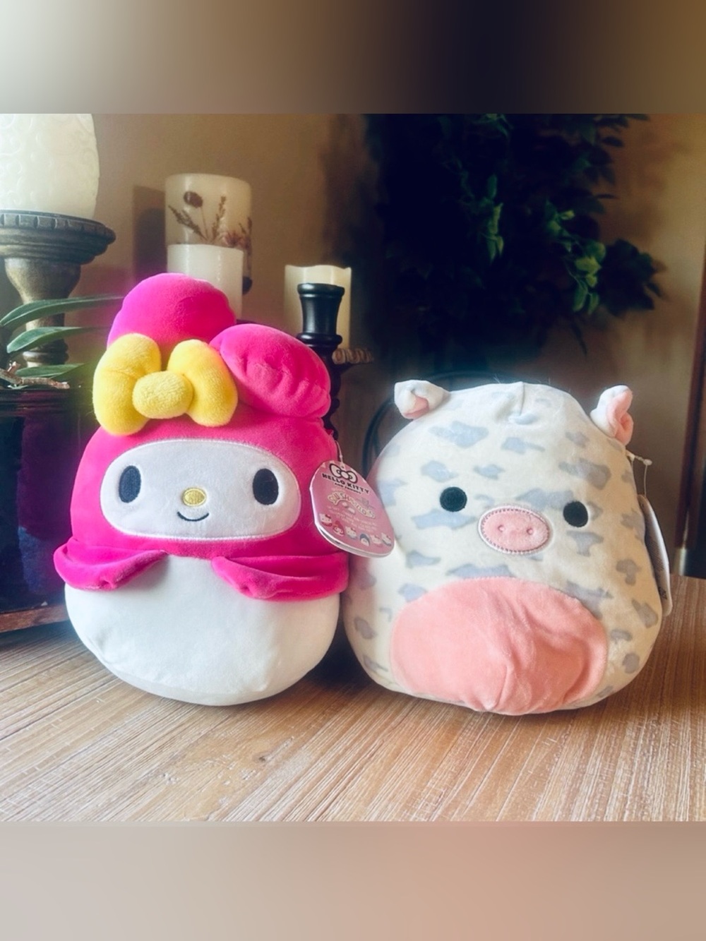NWT Squishmallows Hello Kitty My Melody & Rosie the Pig New with Tags.